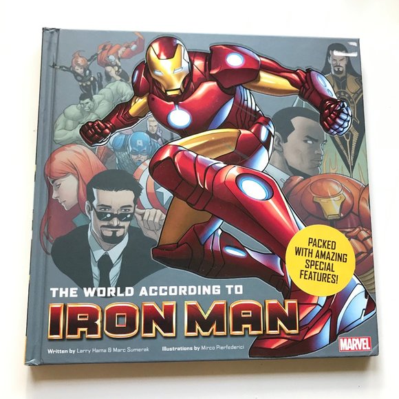 💚 2 for $20 💚 Marvel - The World According to Iron Man Hardcover - Picture 2 of 14